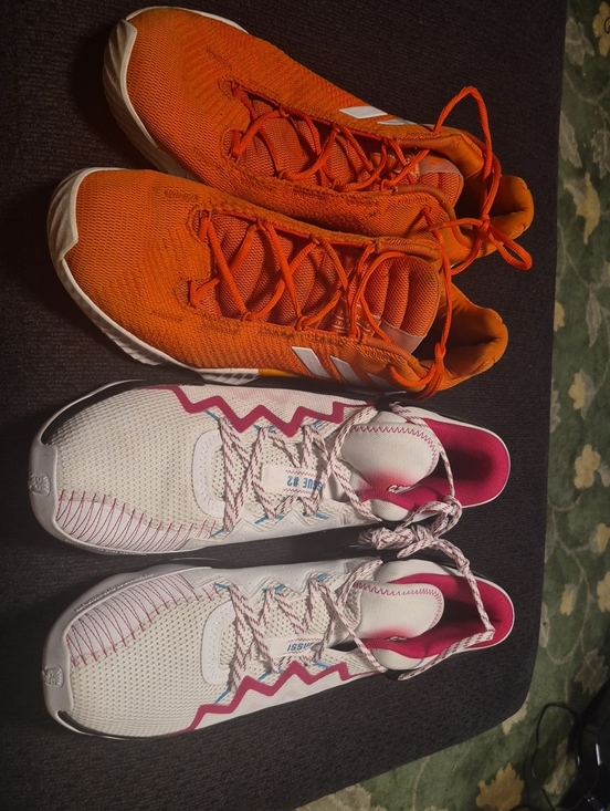adidas Other - adidas White and Red Gradient Training Sneakers